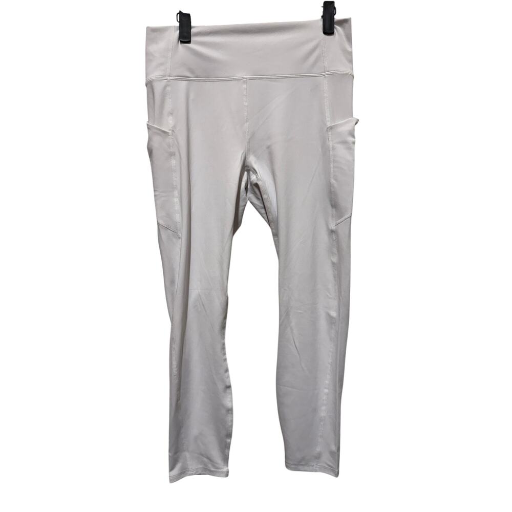 Fabletics PureLuxe White Leggings with pockets  Size Medium (see notes)